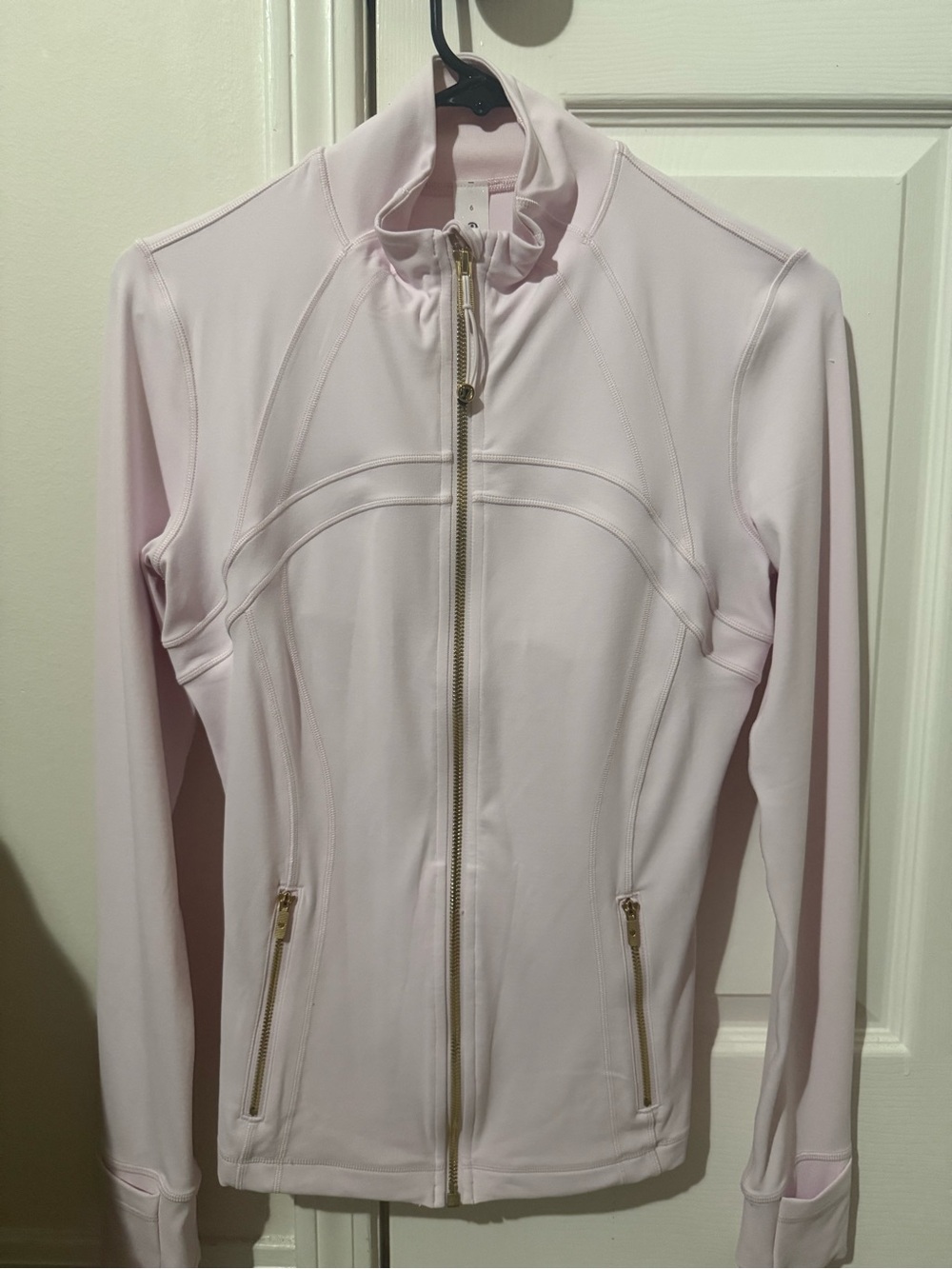 Lululemon Women’s Light Pink Zip-Up Active Jacket